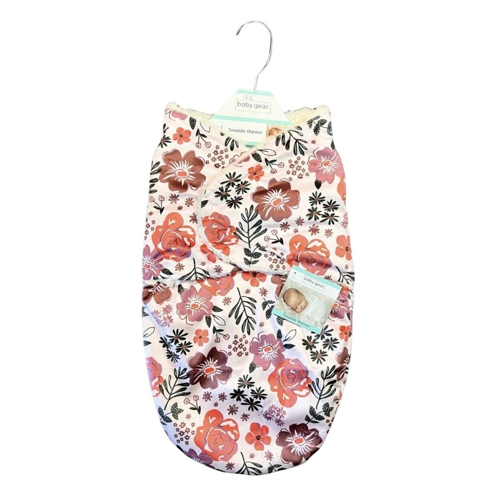 New Baby Blanket Swaddle Baby Gear Pink Floral Size 3-6 Month NWT Baby Girl Gift